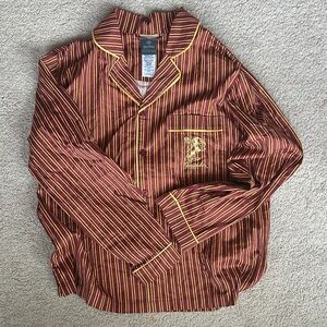 Harry Potter- Gryffindor Sateen Pajama Top- Pottery Barn Teen- XL